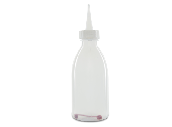Packshot leere Spenderflasche mit Schnabeltülle Volumen 250 ml